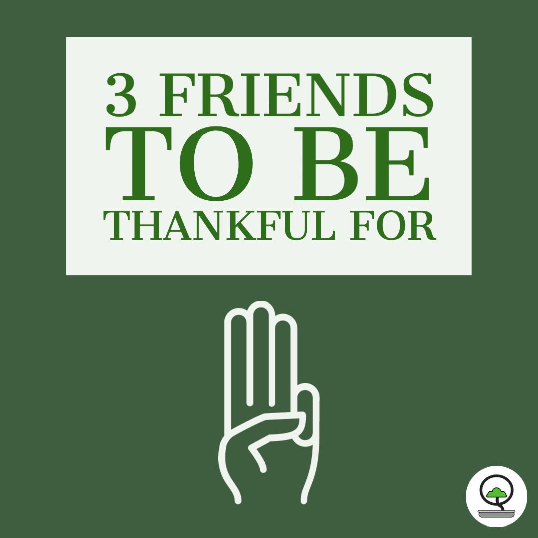 3 Friends to Be Thankful For